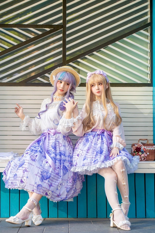 -LOLITA装扮 LOLITA夏日穿搭打歌服小偶像出镜:楚楚子+@鹤祈 - 楚楚子w