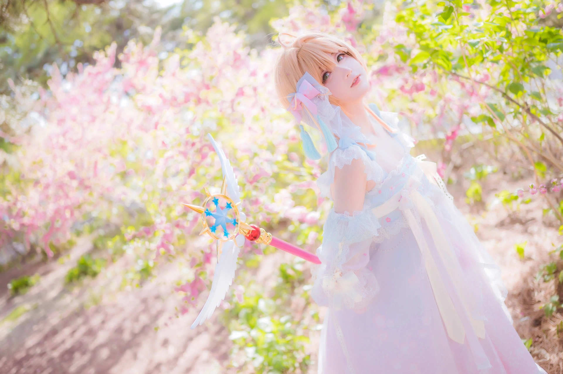渊秧 - NO.24 魔卡少女樱-木之本樱中华风洋装同人cos 1